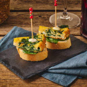 Pincho - spinat omelett