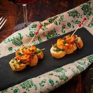 Pincho - marinerte gambas